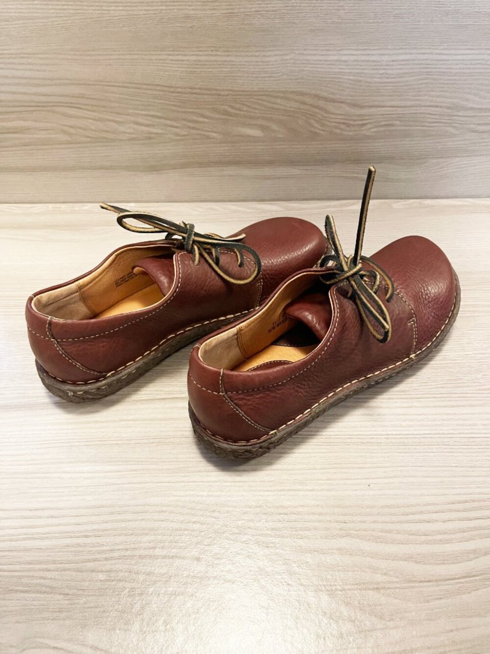 Born Crown Leather Oxford Shoes Women's 11 Brown Comfort Dark Academia EU 43 - Picture 8 of 13